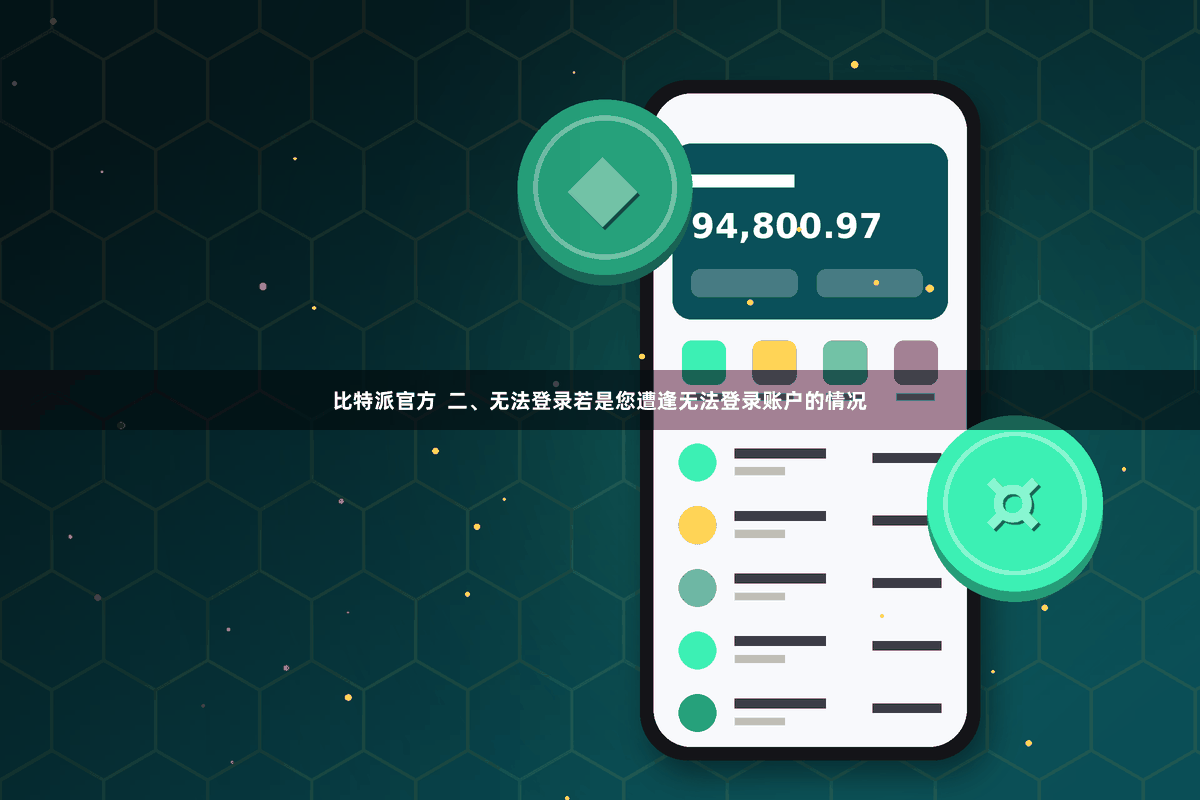 比特派官方  二、无法登录若是您遭逢无法登录账户的情况
